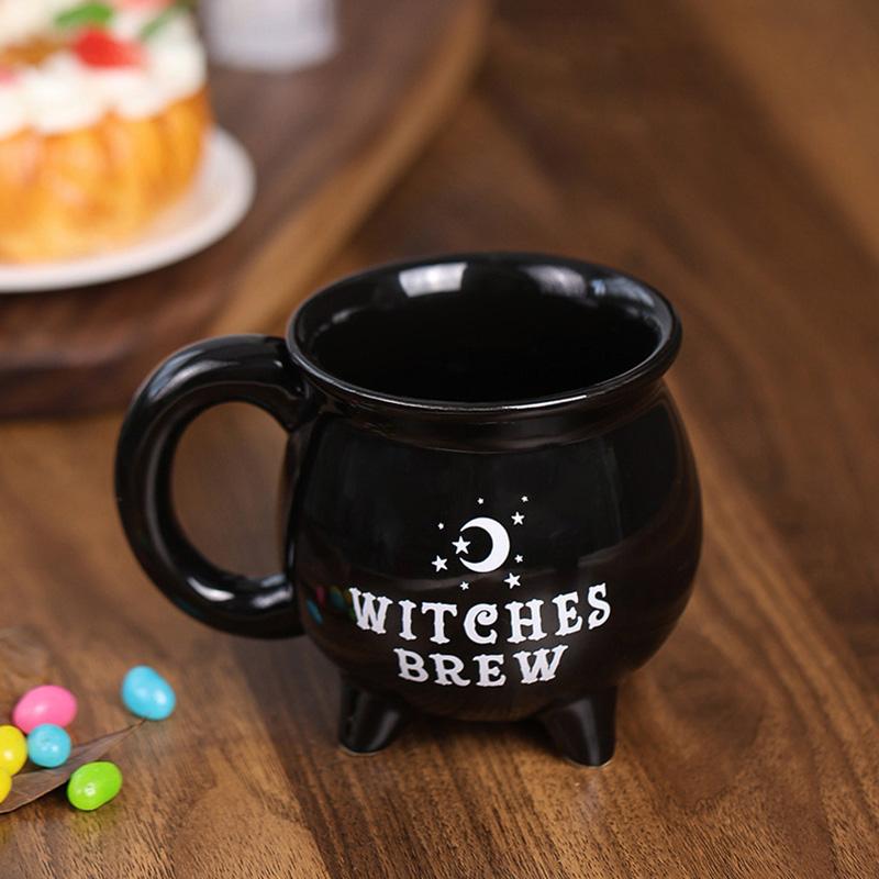 

1 шт. Netflix Хэллоуин Ведьма Зелье Ведьма Кружки Кружки Волшебные Керамические Кружки Волшебная Ведьма Кружки Тигель