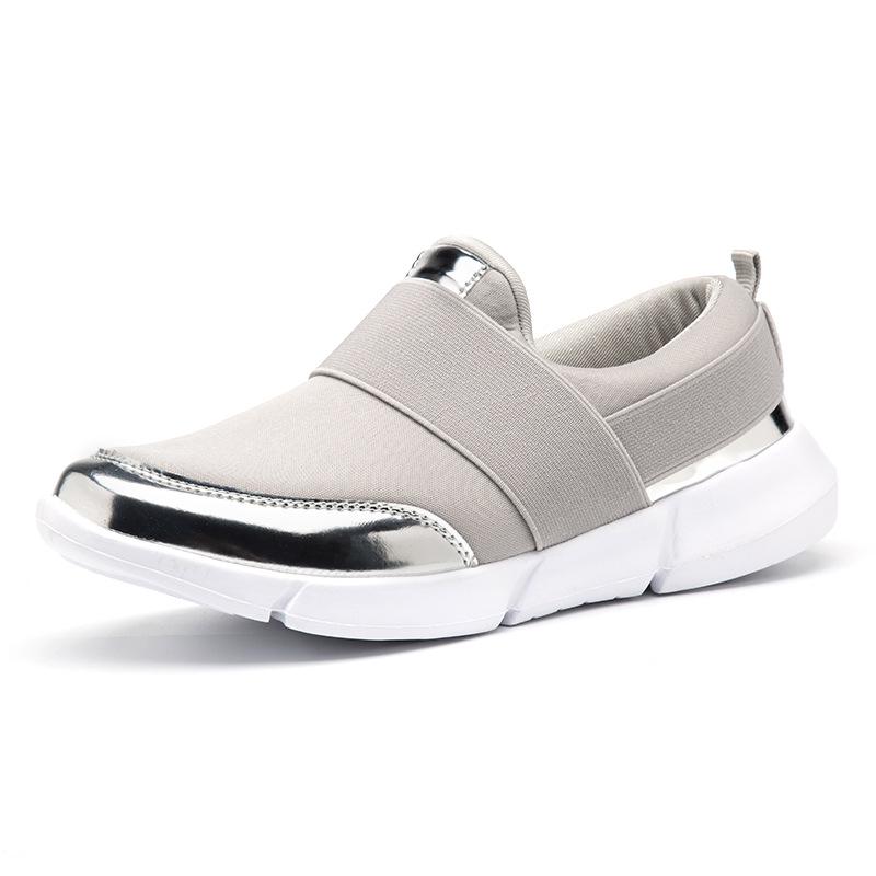 Fashion 2025 Outdoor Women Walking Shoes Fashion Men Slip on Sneakers Shoes Casual Lightweight Hiking Shoes Breathable Female Footwear