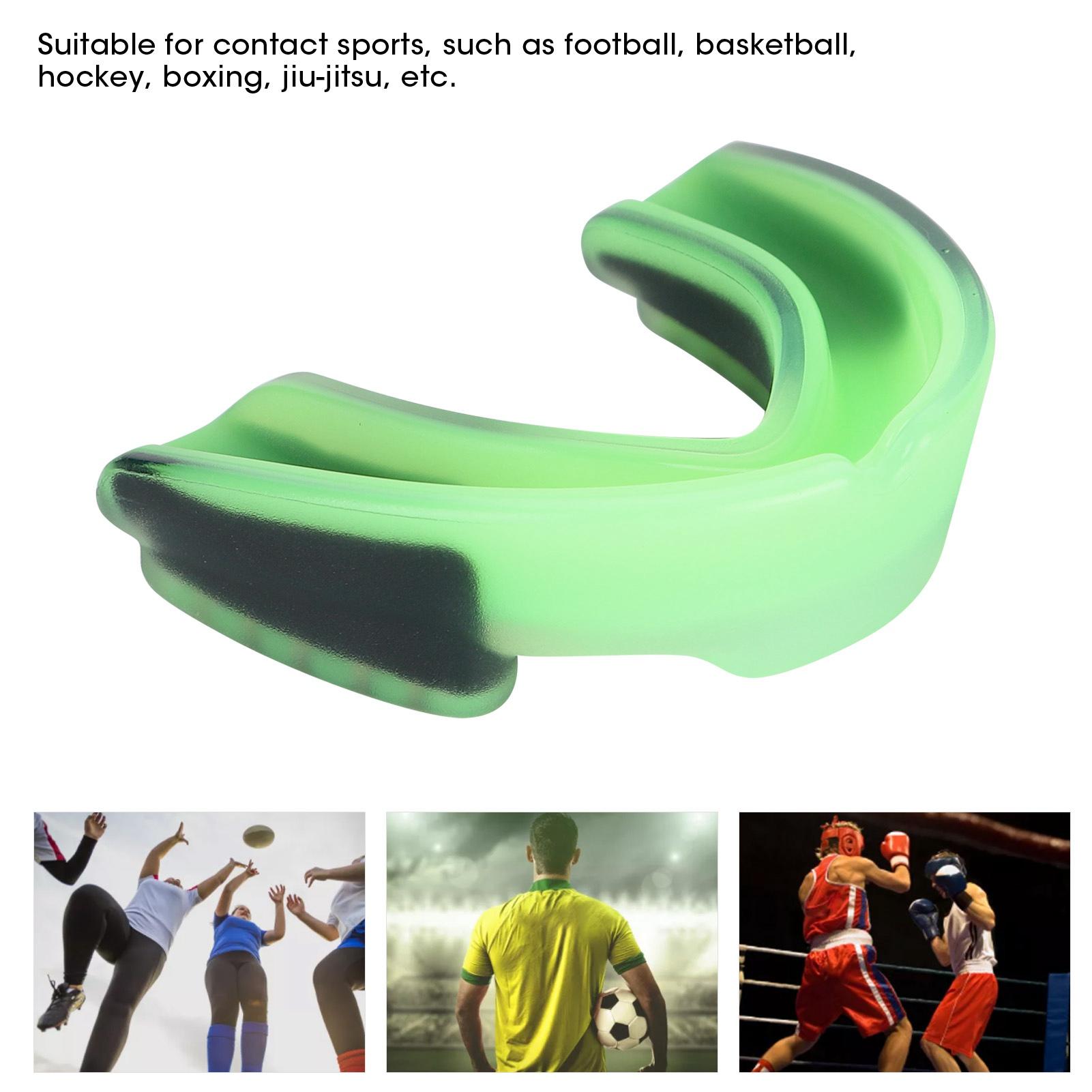 Shock Mouthguard EVA Soft Adults Sports Flavored Mouthguard for Boxing Basketball