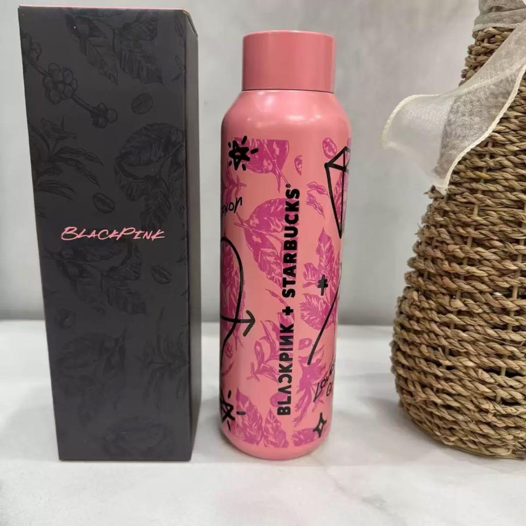 

[USED] BLACKPINK × STARBUCKS Water Bottle Pink