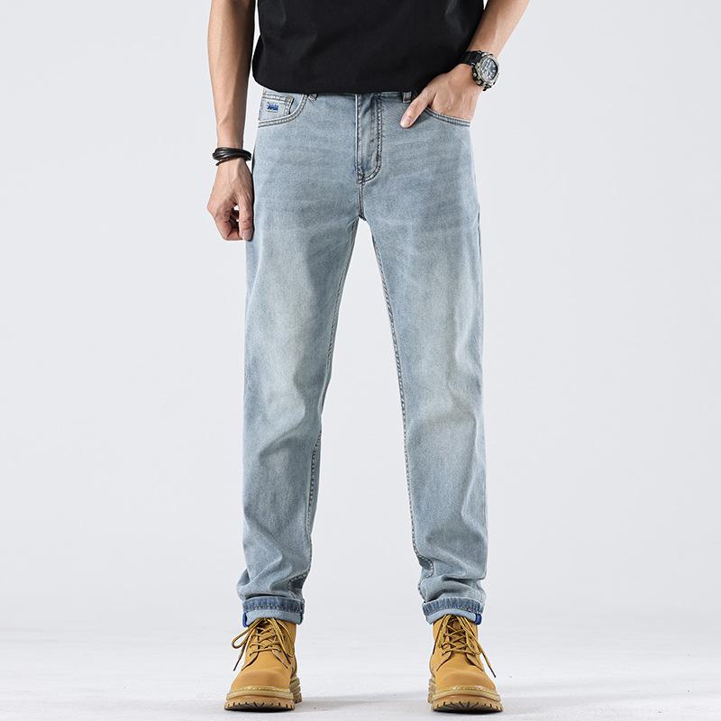 

Новые американские джинсы премиум-класса прямого кроя, светло-голубые 38