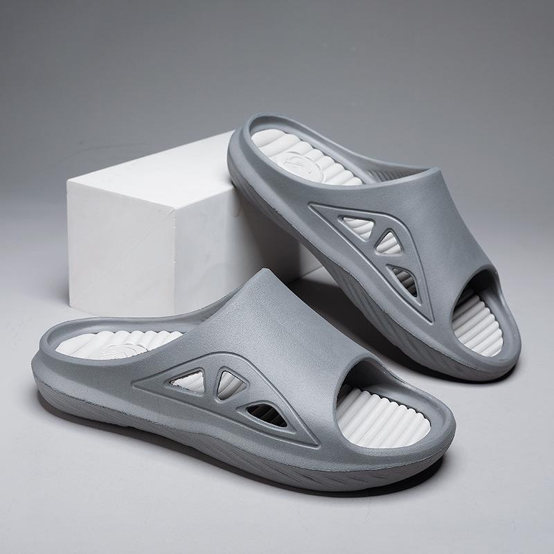 

Модные шлепанцы мужские летние модные мужские шлепки мужская обувь для улицы толстая подошва удобные домашние тапочки для улицы пляжные унисекс массажные тапочки 45 46