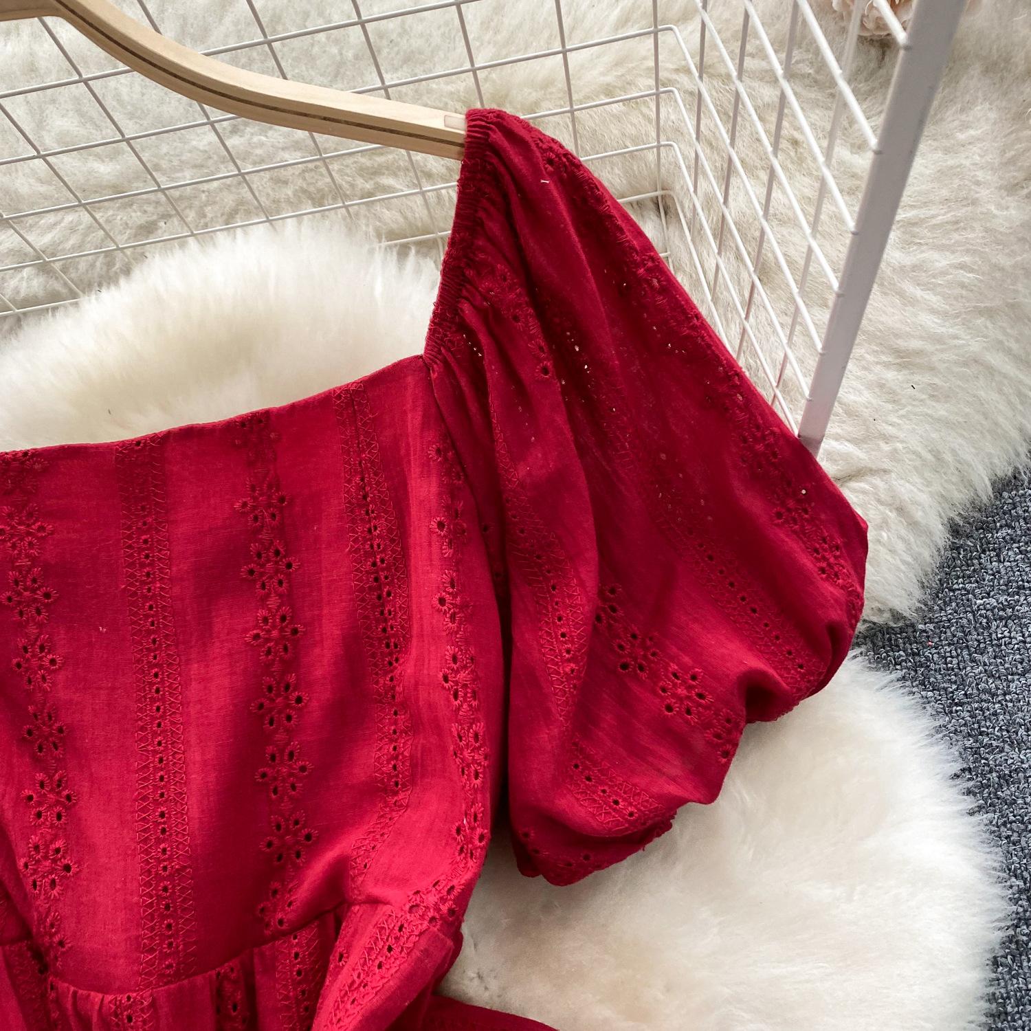 Летнее богемное белое платье для женской одежды — фото 9