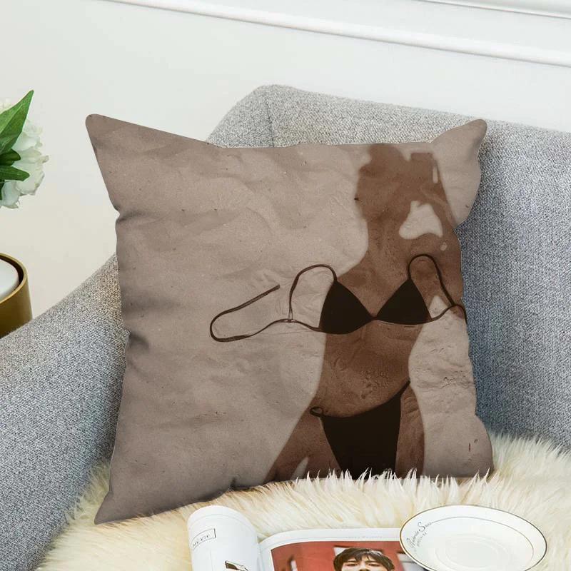 T-Toiletpaper Magazine Cushion Cover 4545 Decorative Pillowcase 40x40 Cushions Home Decor Pillowcases for Pillows 45x45 Pillow