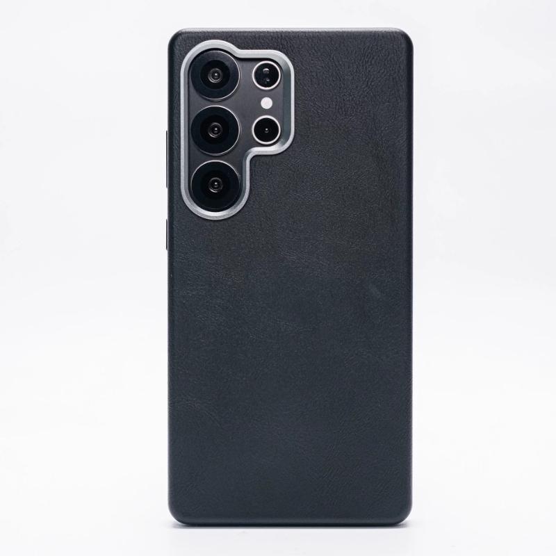For Samsung Galaxy S23 S24 S25 Ultra Case For MagSafe Magnetic Luxury Vintage Style Leather Cover Fingerprint-Resistant Bumper