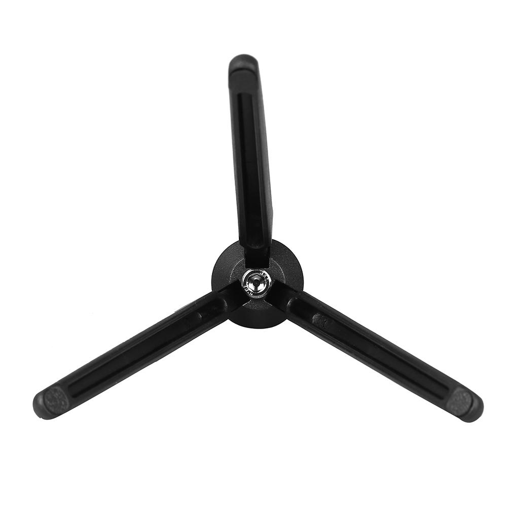 KINGJOY Portable Mini Tripod Stabilizer Stable Aluminium Alloy Desktop Tabletop Three leg Stand Holder Support Base