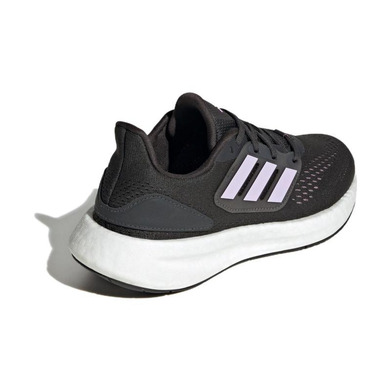 Adidas Pureboost 22 Anti Kick And Abrasion Resistant Low Top Kids' Running Shoes Black Purple Kids' Sneakers IF5550