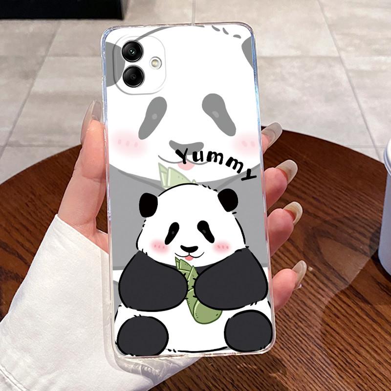 For Samsung Galaxy A04e A04 Case For Samsung A05 Coque Samsung A07 4G Capa Clear Silicon Soft TPU Back Cover Cute Cat Phone Case