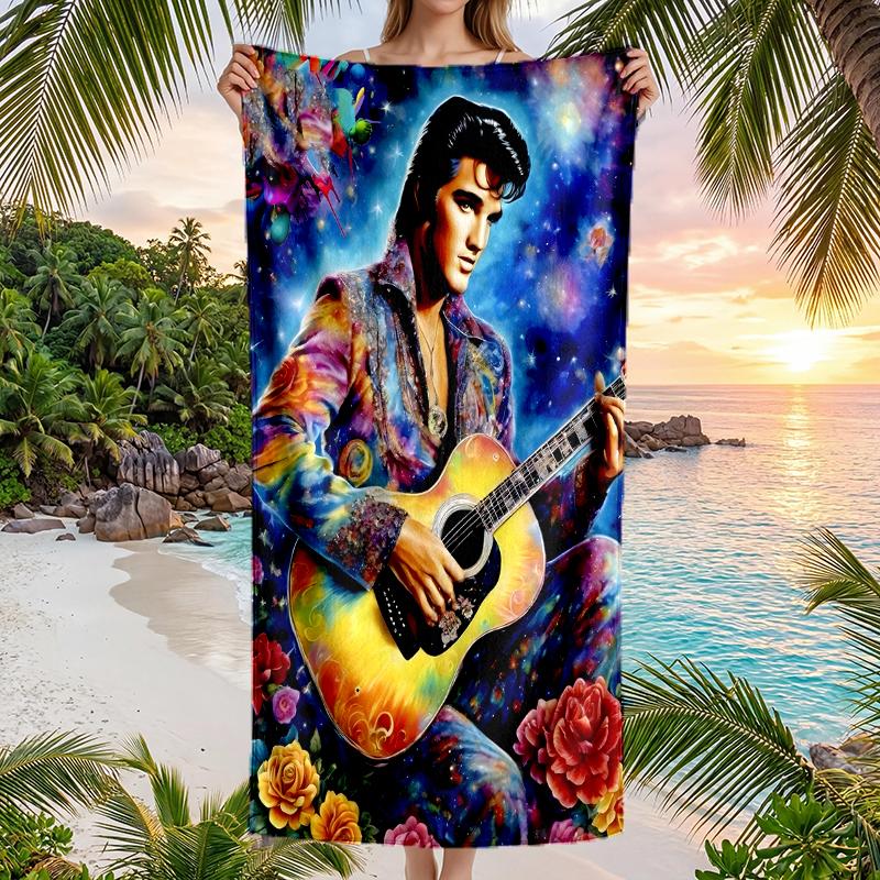 Elvis Fashion Beach Towel: Ideal for Summer Adventures Soft, absorbent and quick drying suitable for swimming and bathing