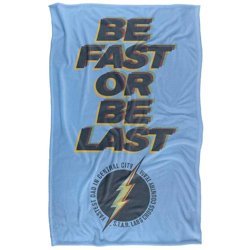 The Flash Be Fast Or Be Last Fathers Day Blanket