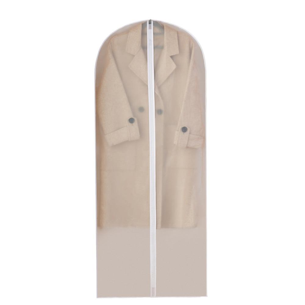 Transparent Washable Hanging Garment Bag for Long Jackets and Suits