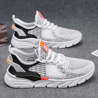 Men's Shoes Autumn Breathable Hollow Mesh Handsome Men Teenagers Students Thin Mesh Running Sports Shoes Autumn Models