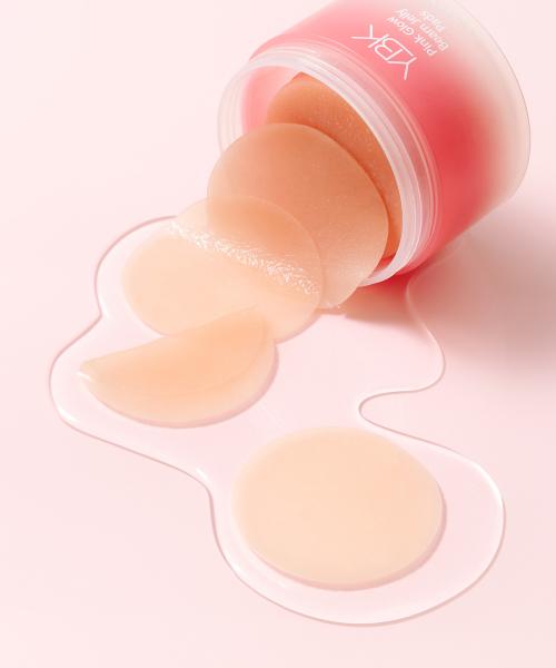 YBK Růžový Glow Beam Želé Podložka