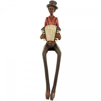 Sitting Jazz Band Accordionist