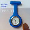 Nurse Silicone Lapel Watch Pin-on Students Quartz Gift Round Dial