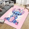 1pc Stitch Pattern Area Rug Soft Flannel Floor Mat for Living Room,Office,Bedroom and Carpet,Sofa Coffee Table Floor Mat