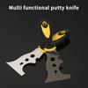 Multifun Putty Knife Scraper Thickened Stainless Steel Blade And Non Slip Handle For Home Renovation Wall Repair Paint Removal