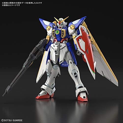 BANDAI SPIRITS RG Mobile Report Gundam W Wing Gundam 1/144 skala fargekodet plastmodell 2558575