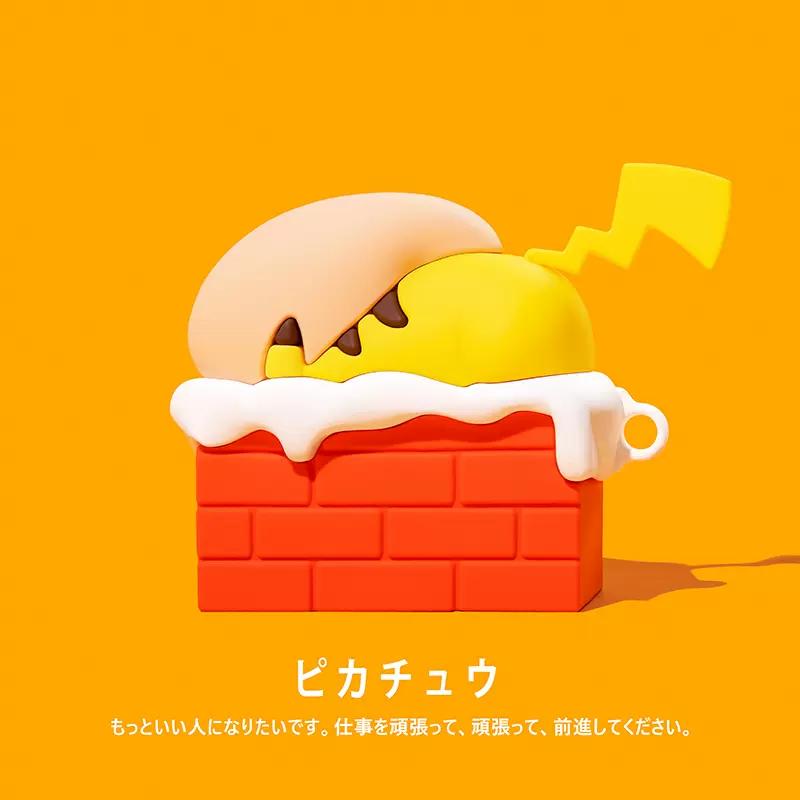 Pokemon Cartoon Hülle für AirPods 3 Schutzhülle für AirPods Pro 2 1 Hülle 3D Silikon Sturzschutz