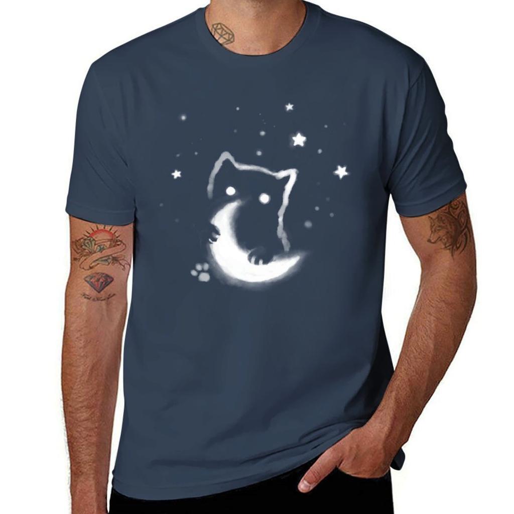 Moon Cat TShirt Sun Block Outdoor TShirt