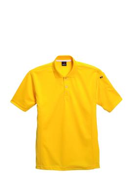 BURTLE Short Sleeve Polo Shirt 305 8 Yellow L Sweat Quick [Stretch, Absorbent, Drying, Deodorizing]