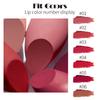 6 Color Mini Capsule Matte Lipstick Velvet Finish Transfer Proof Hydrating Formula Long Lasting for Daily Use Travel Korean