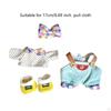 Plush Doll Suspender Pants with Headwear Fashion Clothing Costumes Photo Props Make Your Own Dolls
