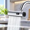 Stainless Steel Faucet Extension Head Rotatable Swivel Sink Nozzle  Kitchen Sink Use