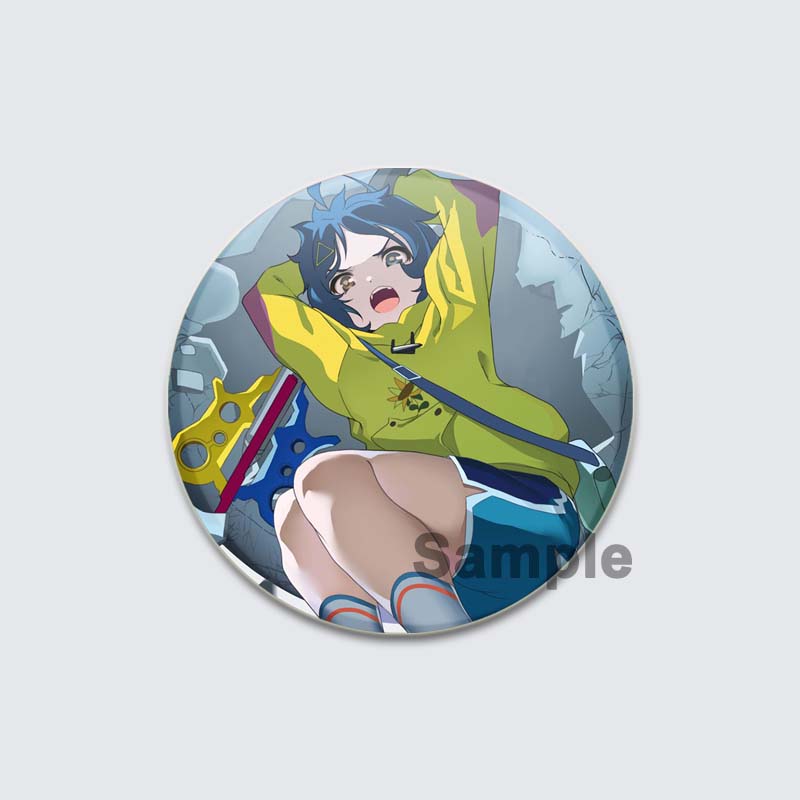 32/44/58mm Anime Wonder Egg Priority Brooch Cute Cartoon Girl Icon Badge Backpack Shirt Lapel Pin Creative Handmade Jewelry Accessorie Gift