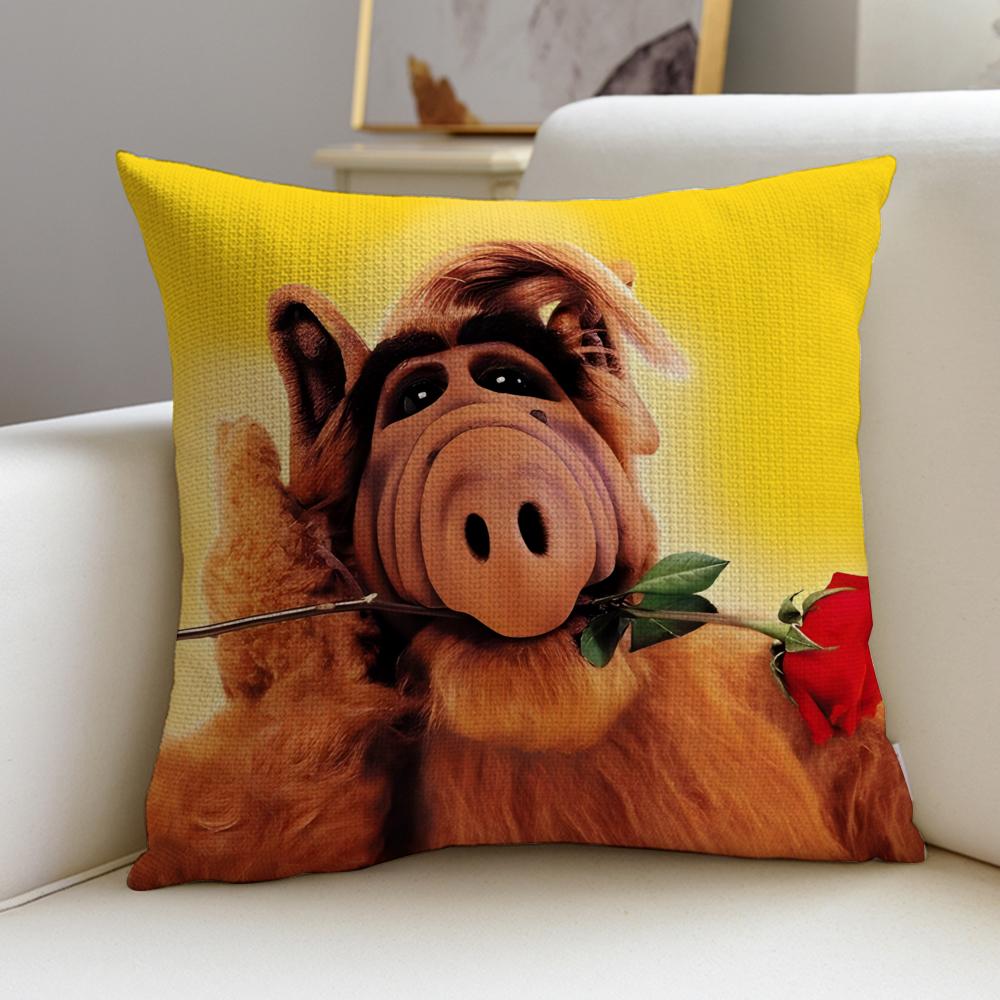 Classic AALFS Cushion Cover Breathable and skinfriendly linen pillowcase square removable and washable cushion