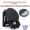 Pack of 3 Magnetic Belt Clasps Clips Adjustable Lock Snapped On for Tool in 43mm 55mm 66mm Silicone Wrap Magnetic Suction