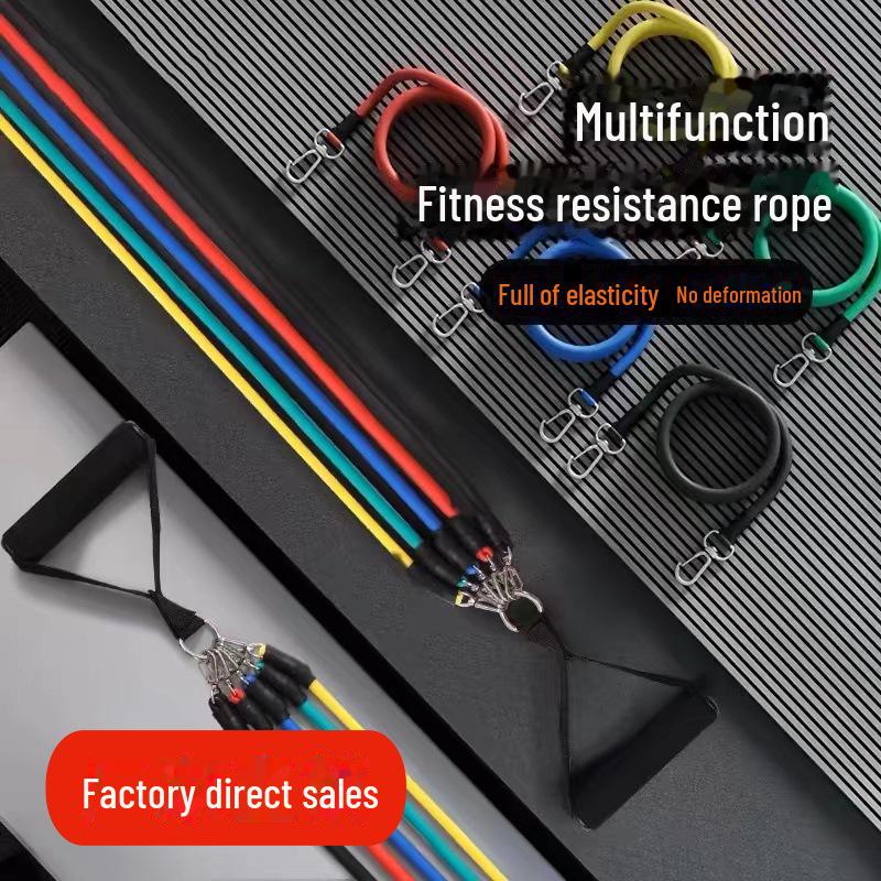 Multifunktionales Krafttrainings-Zugseil-Set für das Heimfitnessstudio