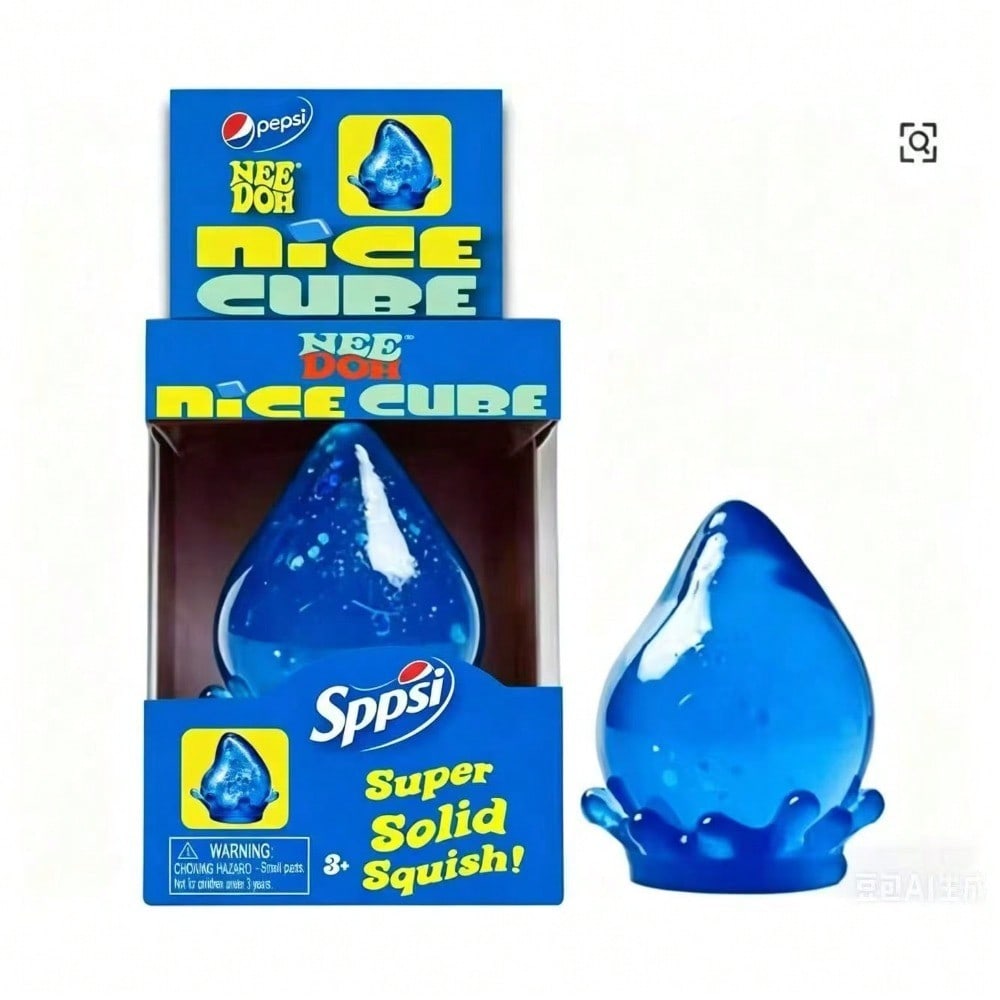 schylling NeeDoh Dr Pepper Squishy Speelgoed Stressverlichting Zachte Knijpbare Fidget Cube voor Kinderen Volwassenen Angst Sensorisch festivalcadeaus