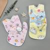 4/6/8/10pcs Waterproof Baby Feeding Bibs Infants Cute Pattern Saliva Towel Newborn Toddler Soft Burp Cloth For Kids Bib
