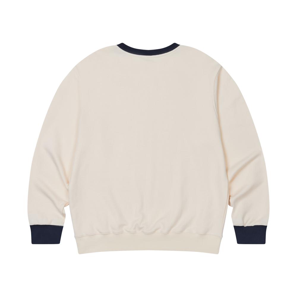 AMOU Saint Amou Ringer Sweat Shirts Cream