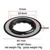 Bicycle Aluminium Centre Lock Ring Duo For Secure Disk Brake Setup On Your Ride
