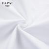 FAPAI Men's 100% Cotton Oxford Solid Long Sleeve Casual Shirt