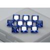 Blue Sapphire Square Cut 10 PCS 7x5 Mm Natural CERTIFIED Loose Gemstone Lot MULTTIQ134