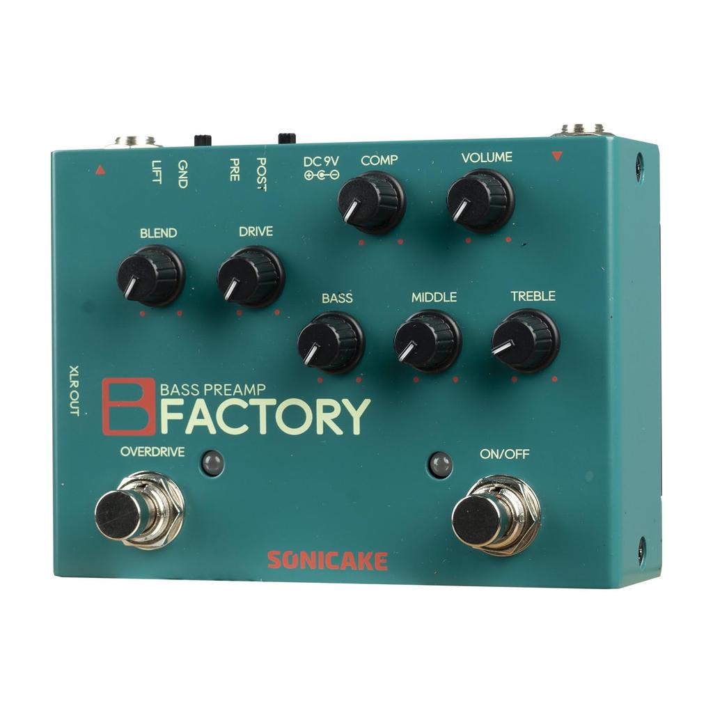 SONICAKE Preamp Compression Overdrive Bass Effector B Factory & &