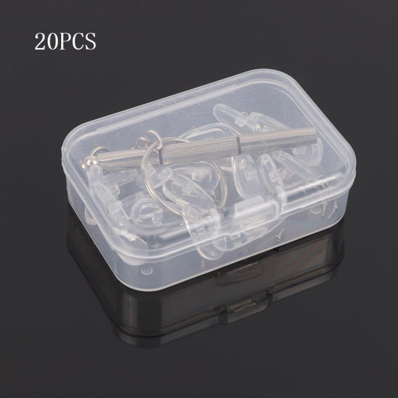 Eyeglasses Soft Silicone Nose Pads Air Chamber Design Easy Repair With Screwdriver Comfortable Glasses Accessories