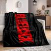 1Pc Blue Lock Passion Flannel Blanket, Soft And Comfortable, Casual Warm, Camping Travel, Christmas, Halloween Xmas Gift S1556