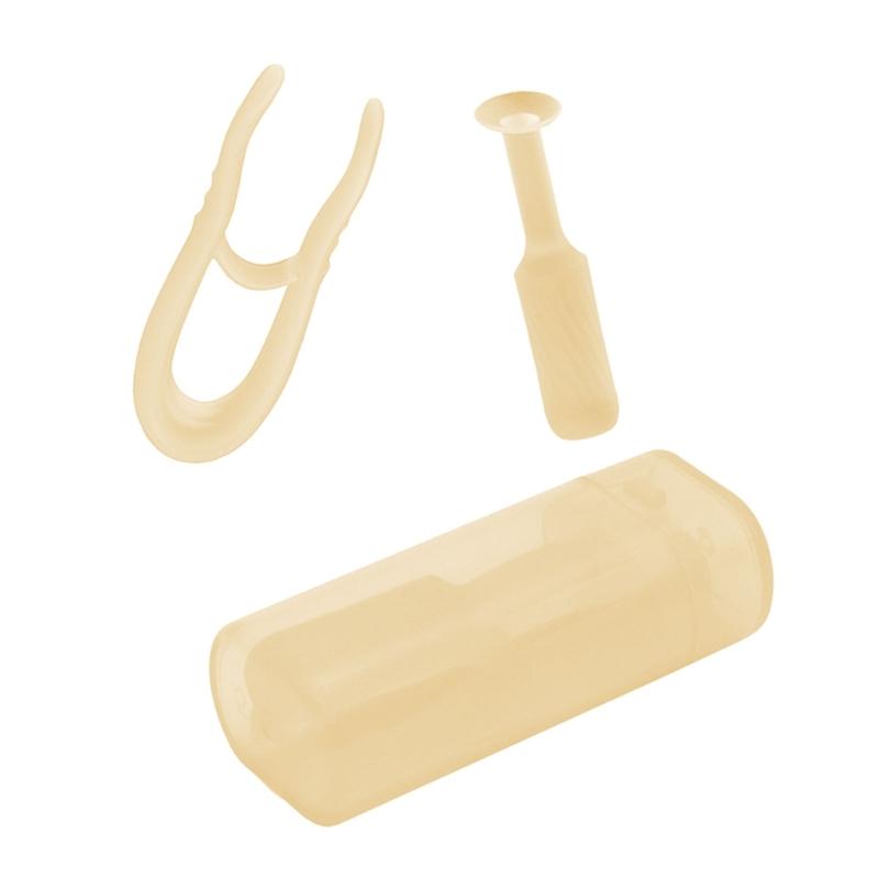 Portable Contact Lenses Insertion Removal Tool Soft Silicone Contact Lenses Applicator For Daily Use Travel Friendly жёлтый