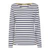 Lazy Jacks Womens/Ladies Breton Contrast Striped Long-Sleeved T-Shirt