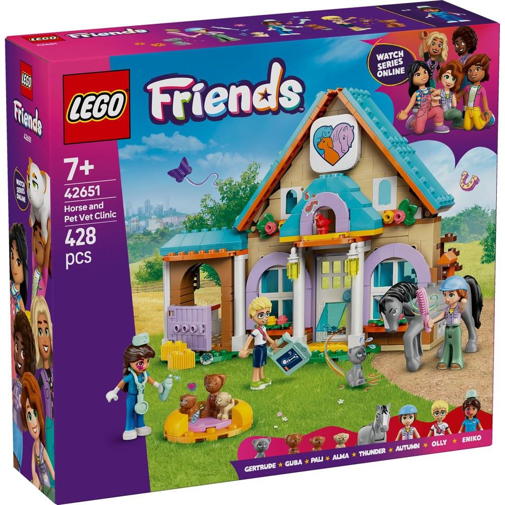 LEGO Friends Animal Hospital and Pets Toy Set 42651 Building Blocks for Kids 7-9 Years Role Play Animals Living Creatures Gift