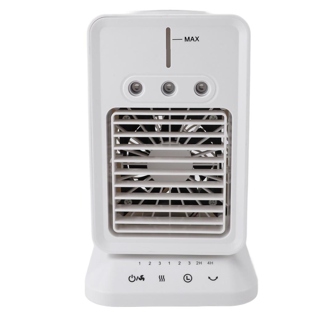 Portable Air Conditioner Multifunctional 3 Levels Oscillating Spray Humidifier Fan Desktop Water