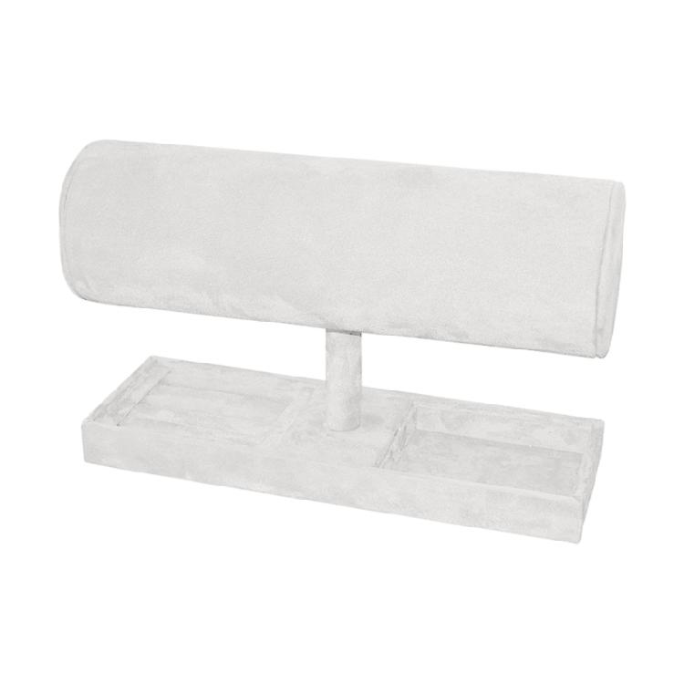 

Sturdy Headband Organizers Holder with Soft Flannel Stylish Headband Storage Tray For Effortless Accessory Management бежевий