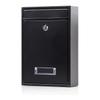 Lockable Wall-Mounted Iron Letter Box - with Key/Password, Outdoor Mailbox for Wall (WF)