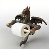 Unique Dragon Toilet Paper Roll Holder Bathroom Toilet Paper Stand Wall Mounted Tissue Roll Holder Storage Rack Shelf