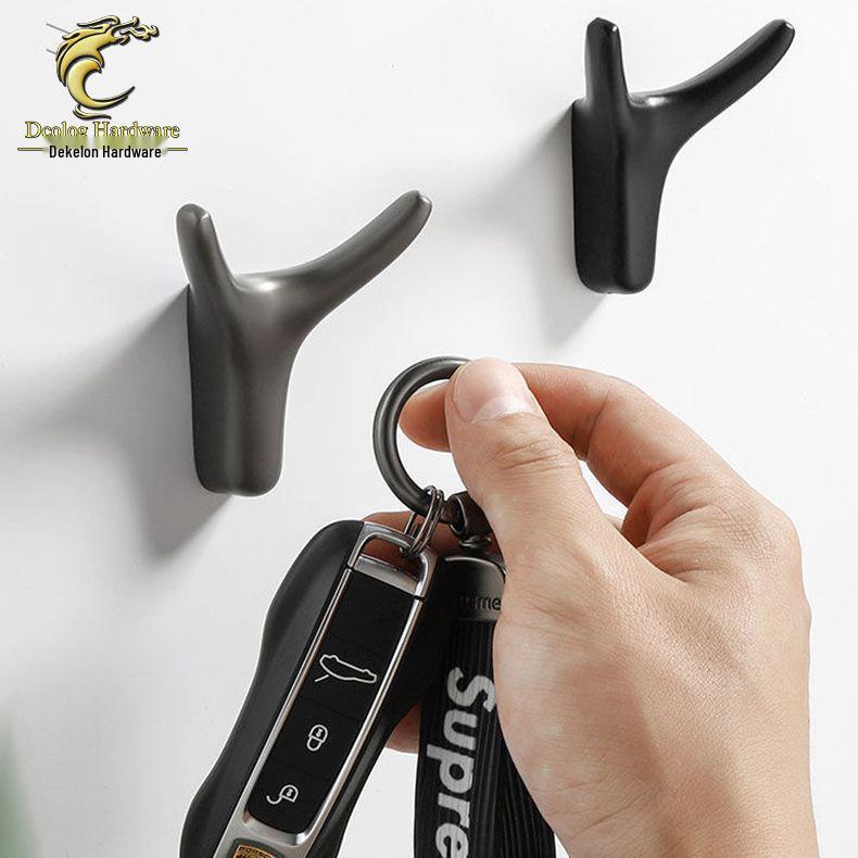 Gold Ram's Horn Coat Hook - Nordic Style Wall Mounted