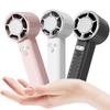 Factory Price USB Rechargeable Portable Small Fan with 4-speed Air Speed Cooling Mode  Ice Pack Effect Handheld Fan